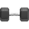 Гантель гексагональная UNIX FIT обрезиненная 27,5 кг / шт. DBHEX27_5
