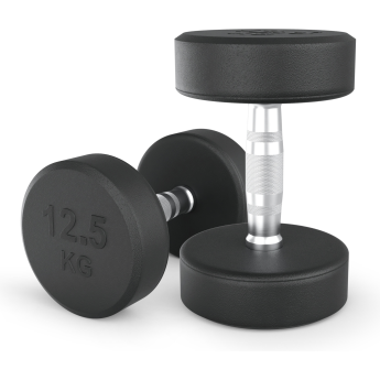 Гантель UNIX FIT PRO круглая обрезиненная 12,5 кг